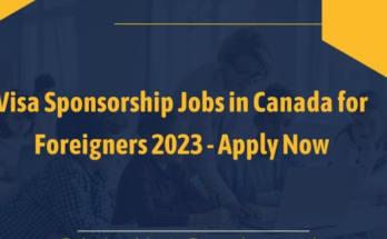 Jobs In Canada For Foreigners